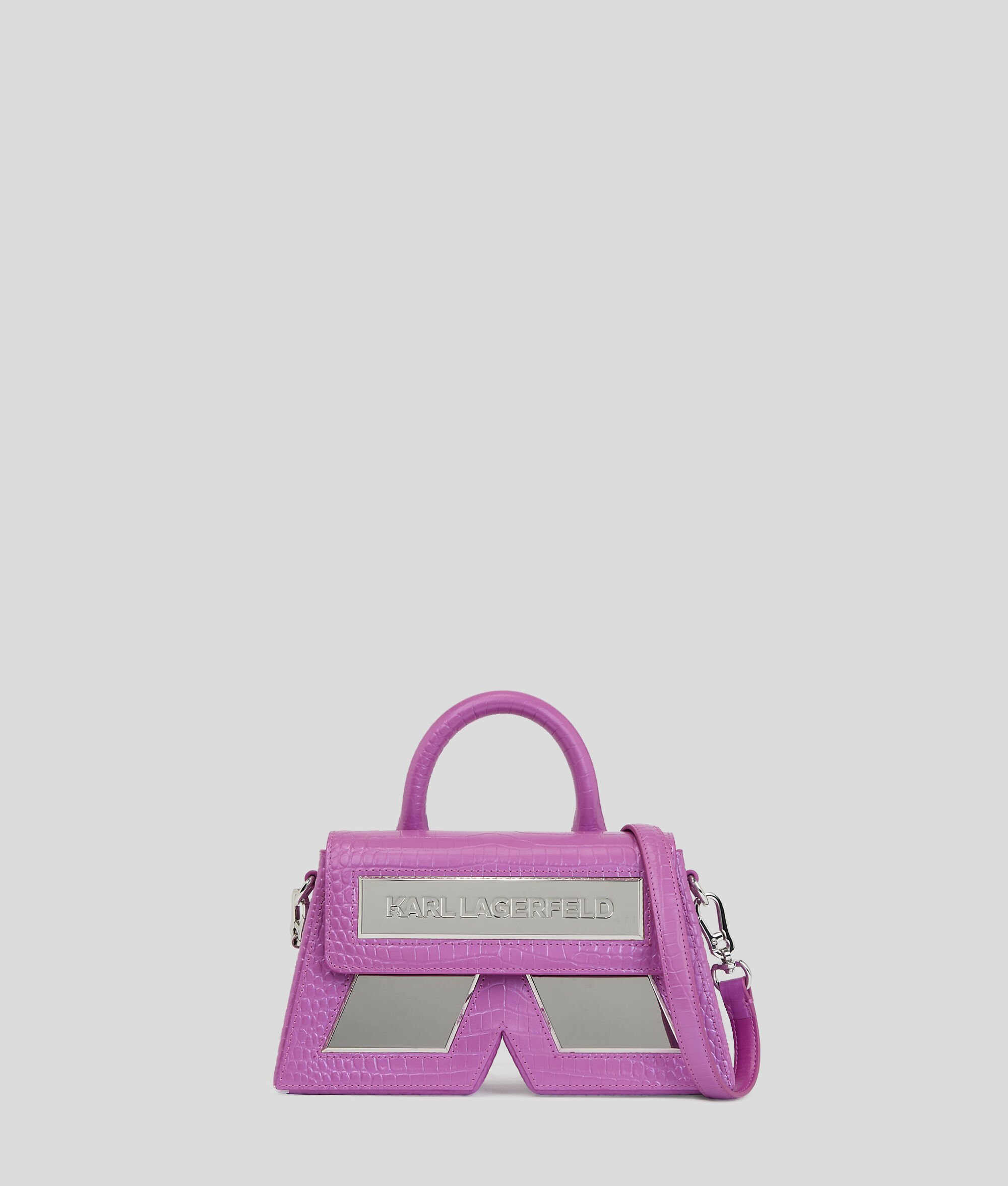 (image for) Practical IKON K SMALL CROC-EFFECT CROSSBODY BAG